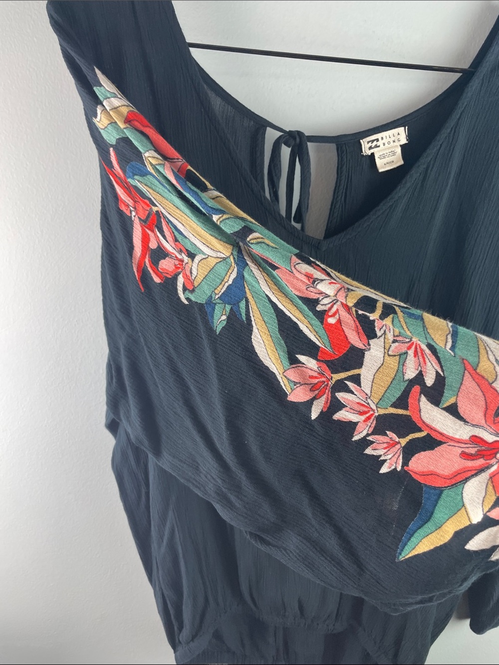 Billabong V-Neck Peasant Top Size S - Picture 4 of 6